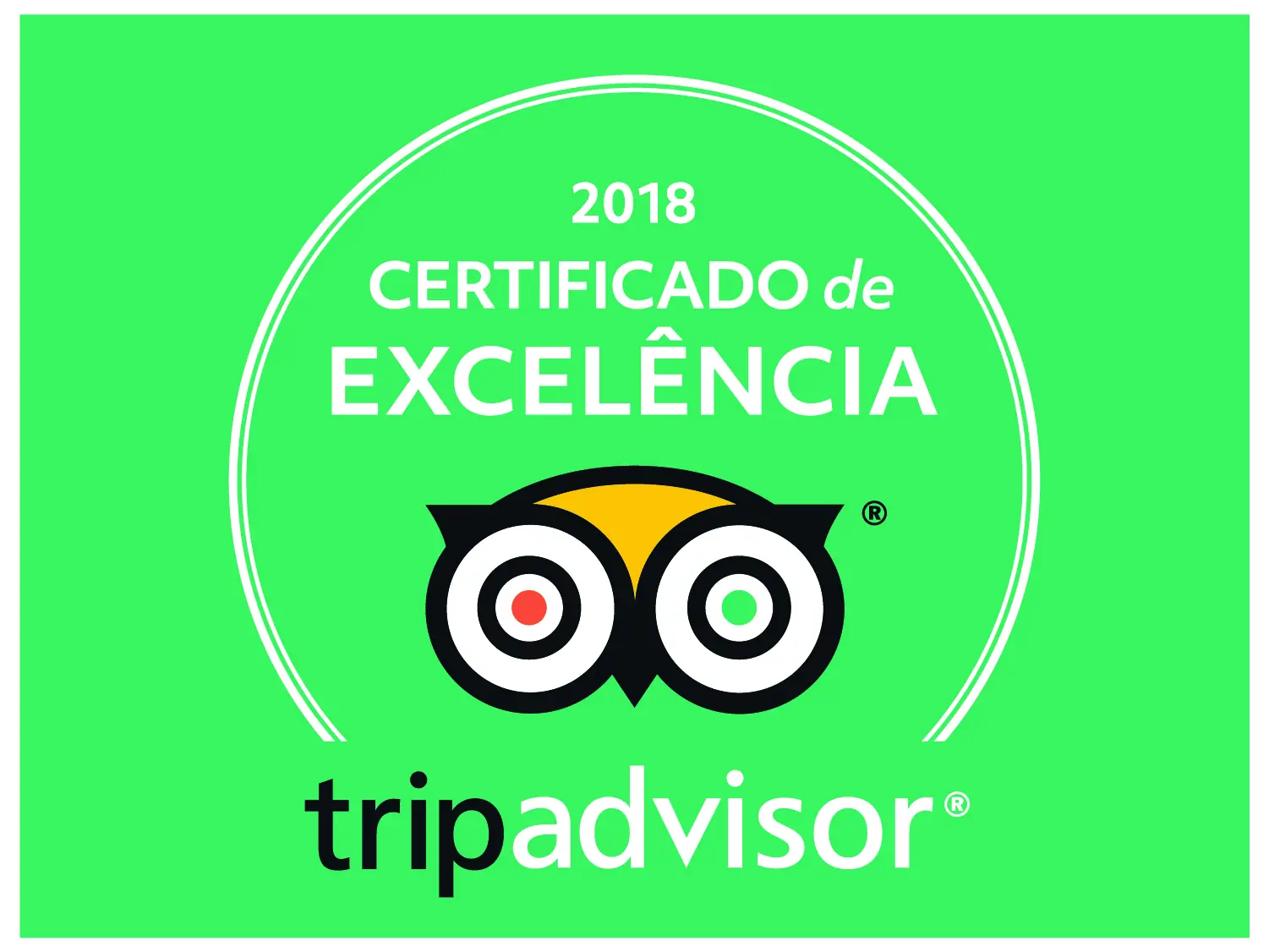 Certificado de Excelência TripAdvisor